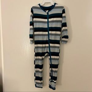 KicKee Pants Footie PJ with zipper 12-18mos